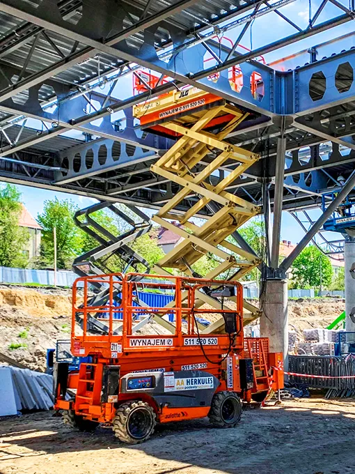 jlg 4069 na placu budowy