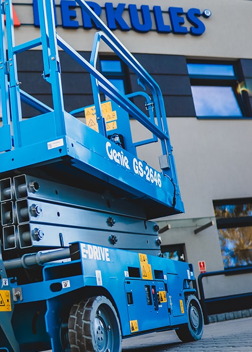 podest ruchomy podczas szkolenia