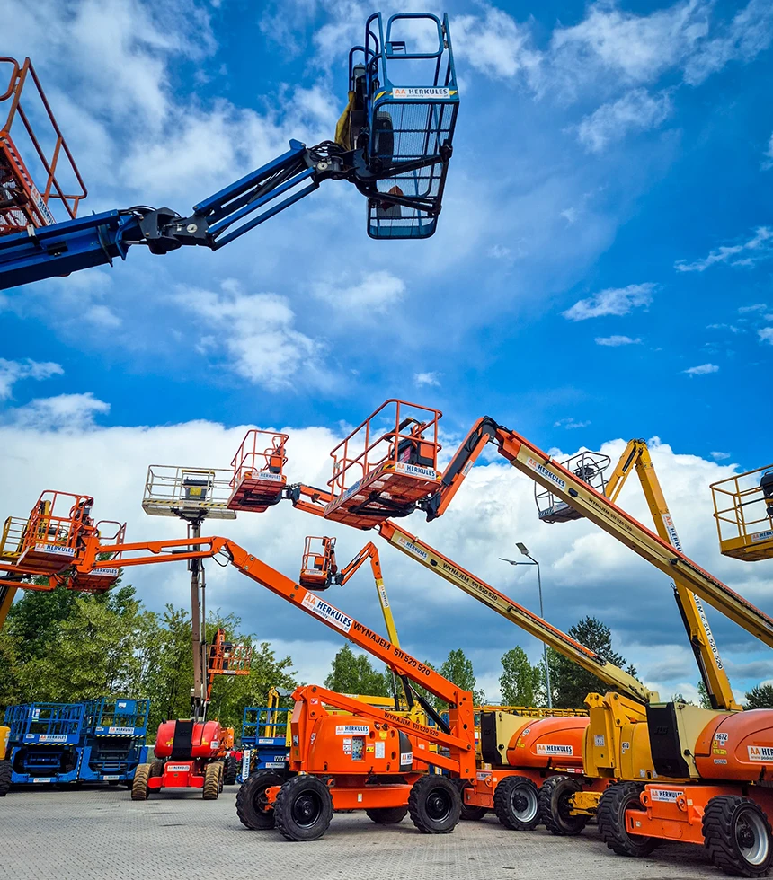 podnośniki koszowe Bydgoszcz na wynajem