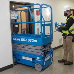 Genie 1932 micro przejazd przez drzwi