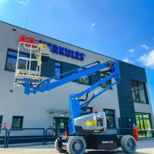 Genie Z33/18 z uniesionym koszem