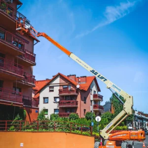 jlg 600jp z wysięgiem bocznym